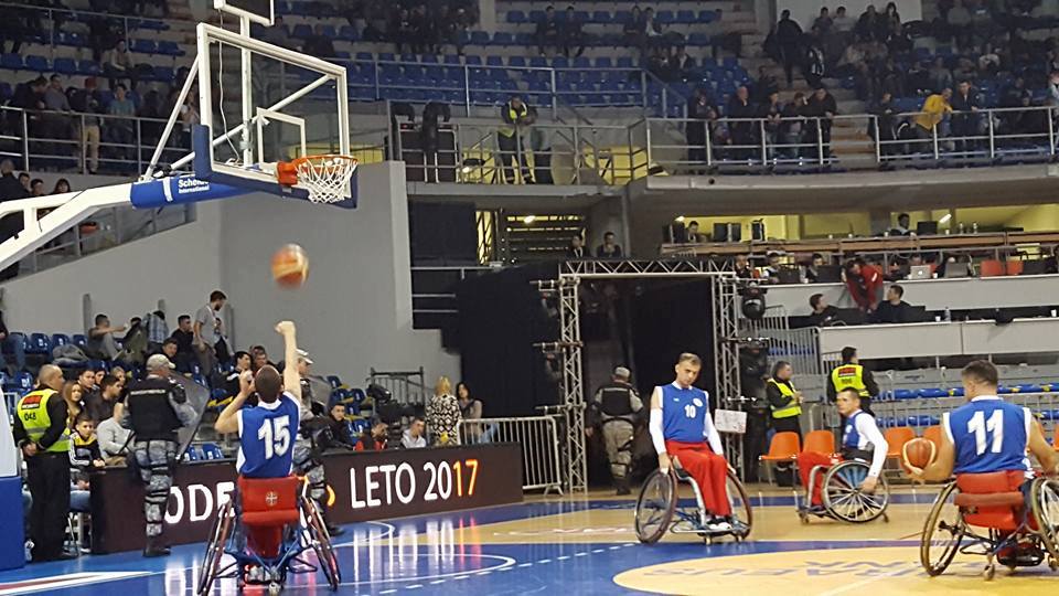 Detalji sa poslednje promocije košarke u kolicima za vreme finalnog turnira  "Kupa Radivoja Koraća 2017"